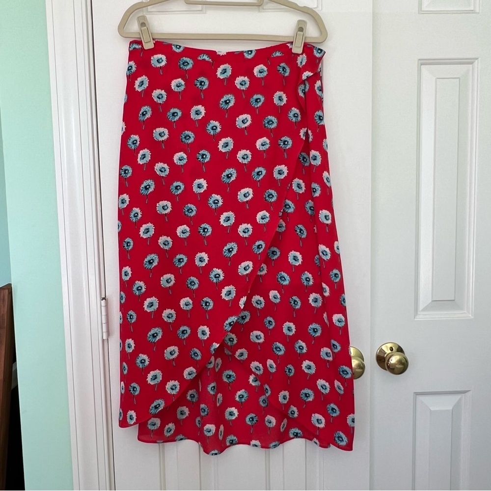 J. Crew Floral Print Skirt
